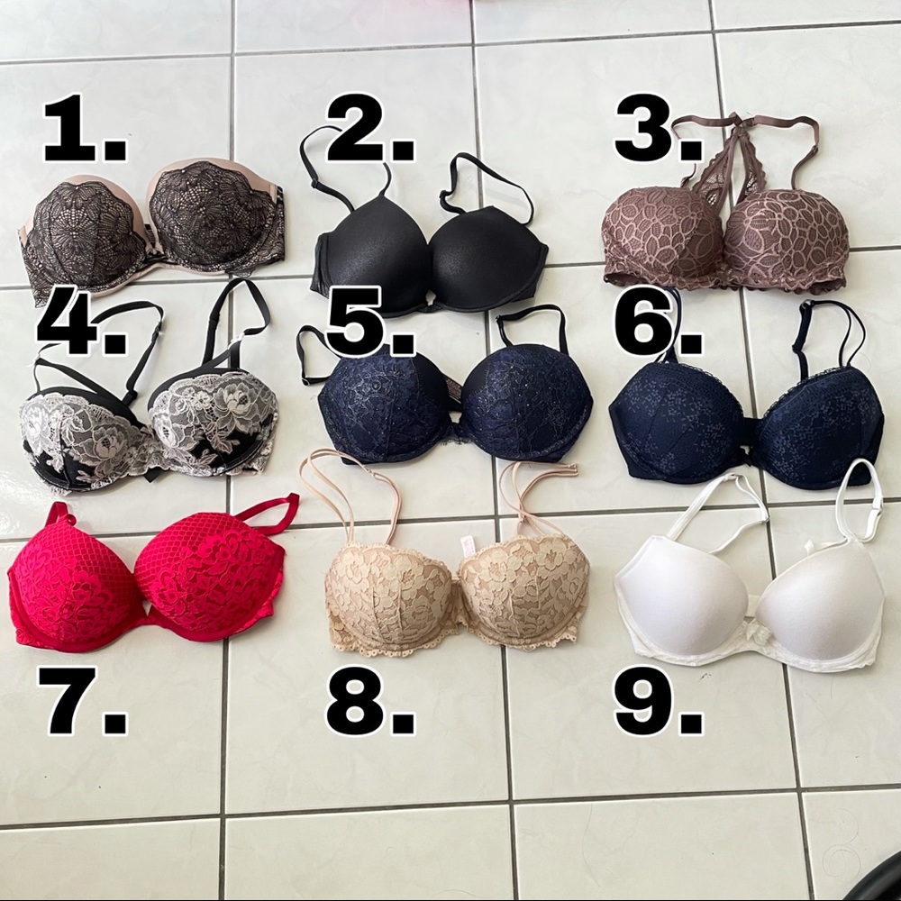 VS/Pink/Gilly Hicks Bra Bundle